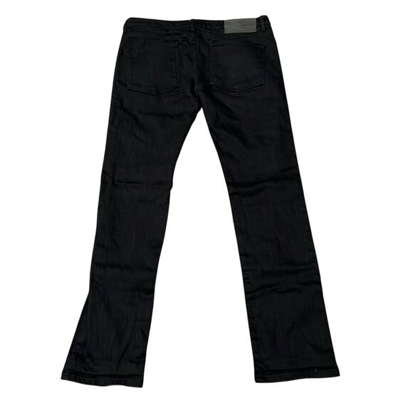 Naked & Famous Denim Black Slim Straight Jeans - Picture 3 of 11